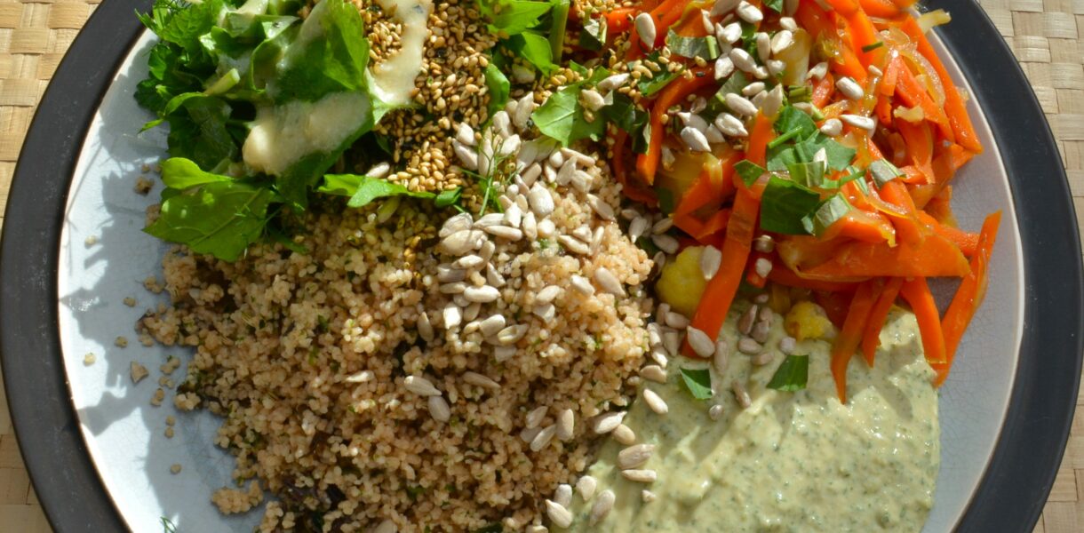 Assiette végétalienne