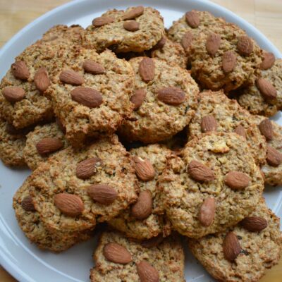 Cookies aux flocons d'avoine et amandes