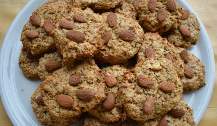 Cookies aux flocons d'avoine et amandes