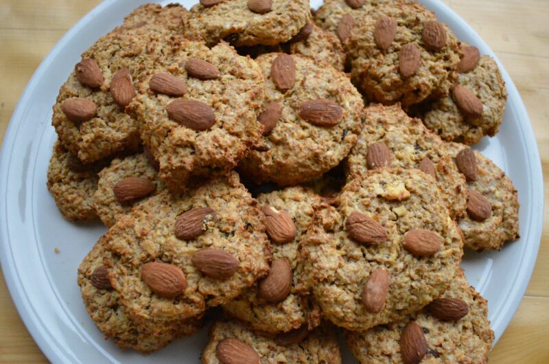 Cookies aux flocons d'avoine et amandes