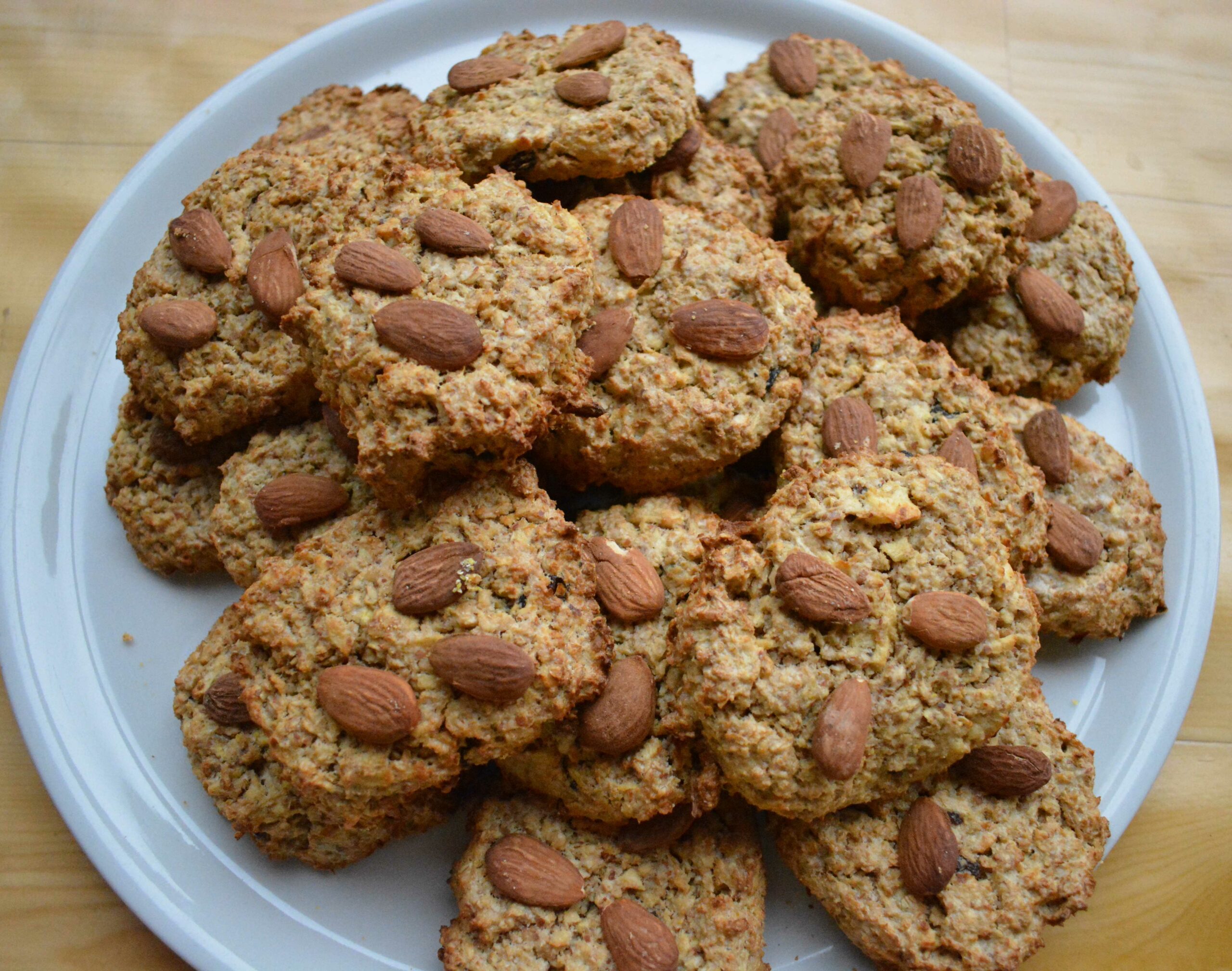 Cookies aux flocons d'avoine et amandes