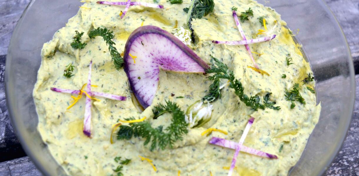 Houmous à l'Achillée millefeuille