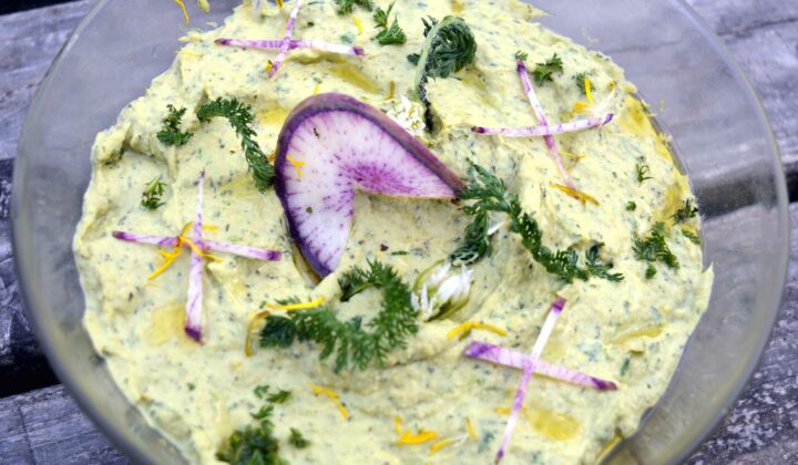 Houmous à l'Achillée millefeuille