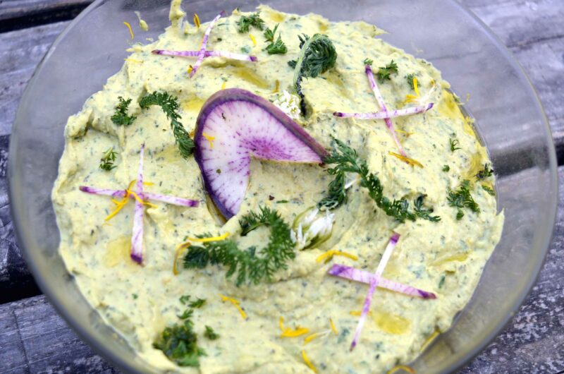Houmous à l'Achillée millefeuille